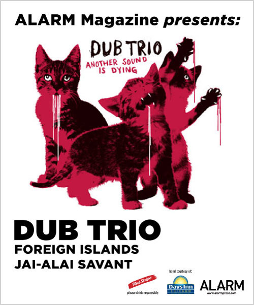 ALARM Dub Trio Flyer