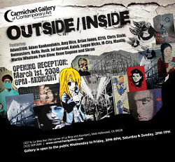 OUTSIDE/INSIDE - International Stencil Artists Exhibit at Carmichael