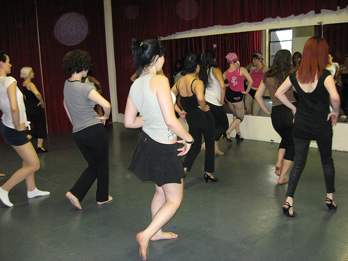 Michelle teaching in New York