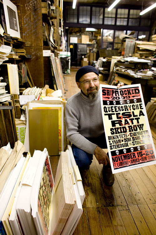 Hatch Show Print Shope, photo by Noah Kalina