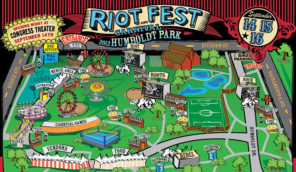 Riot Fest and Carnival Chicago 2012