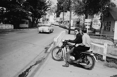 Bob Dylan Triumph Motorcycle