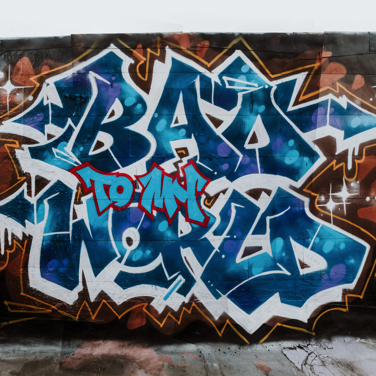 The artwork for Backtrack's new single, "Bad to My World," features finely crafted graffiti