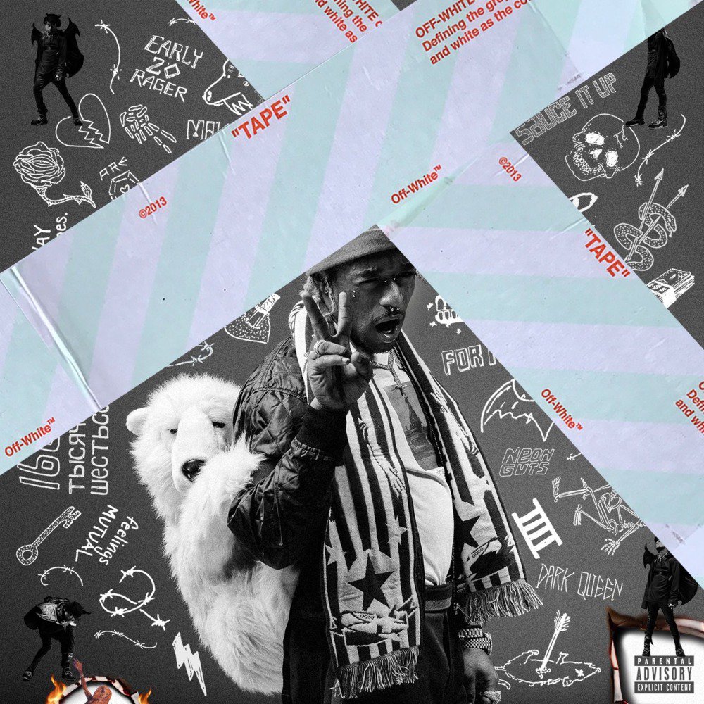 Album art for Lil Uzi Vert's debut album, "Luv is Rage 2"