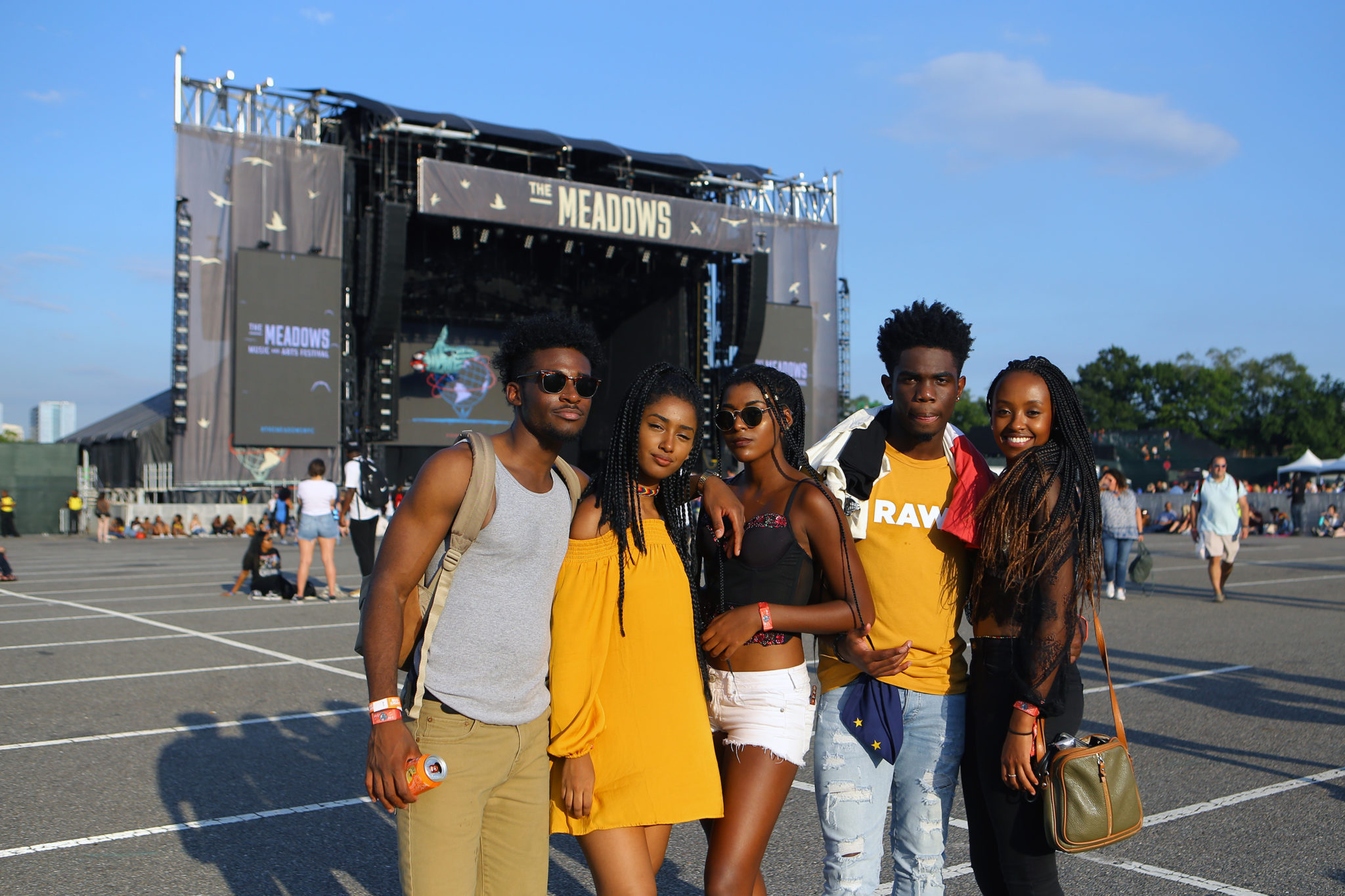 Fans in front of The Meadows Stage on Friday. Photo by Brian F. Benton. 